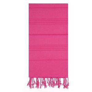 4 Fuchsia Pink Beach Bath Towels - 100% Turkish Cotton - Citizens of the Beach